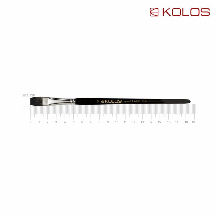 Kolos Classic 3016 lapos mókusszőr kefe (6)