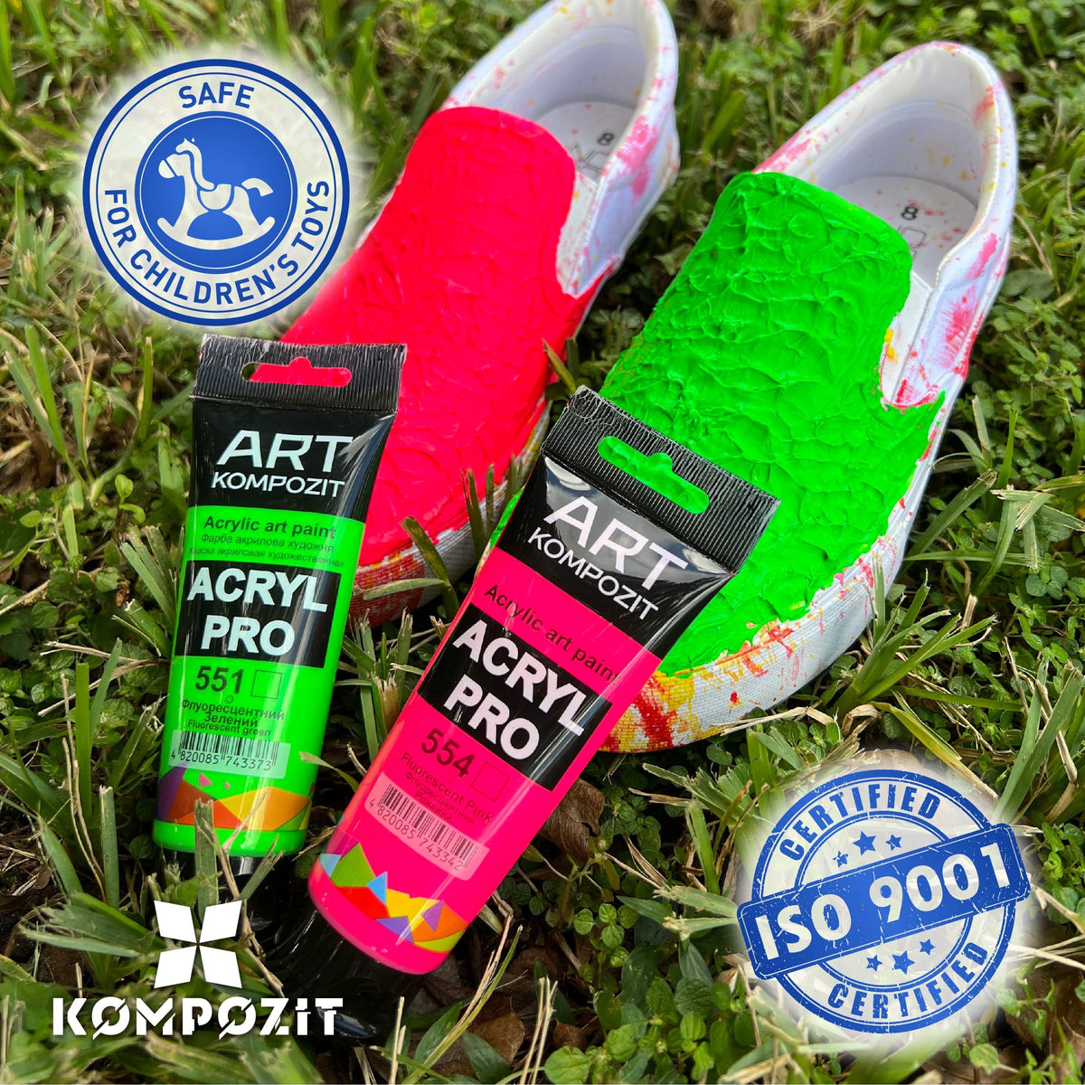 ACRYL PRO ART Kompozit fluoreszkáló akrilfesték 75 ml