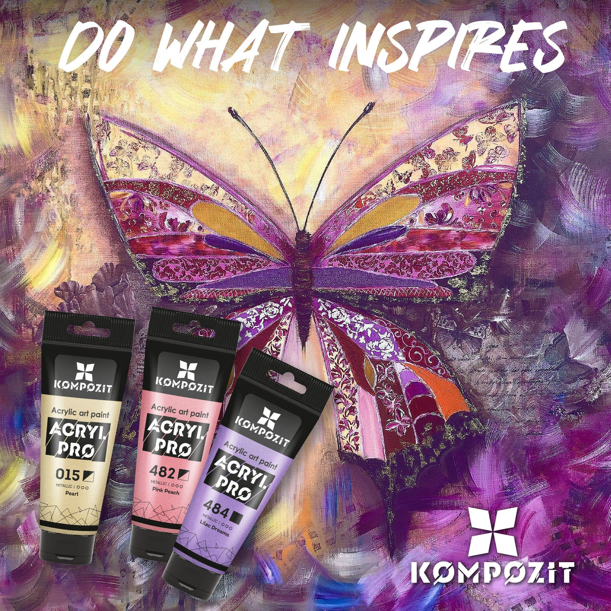 ACRYL PRO ART Kompozit fém akril festék 75 ml