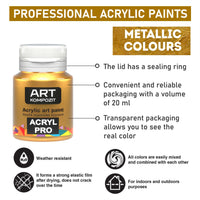 ACRYL PRO fém akril festékkészlet