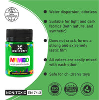 MAMBO akrilfesték textilhez és bőrhöz 50ml