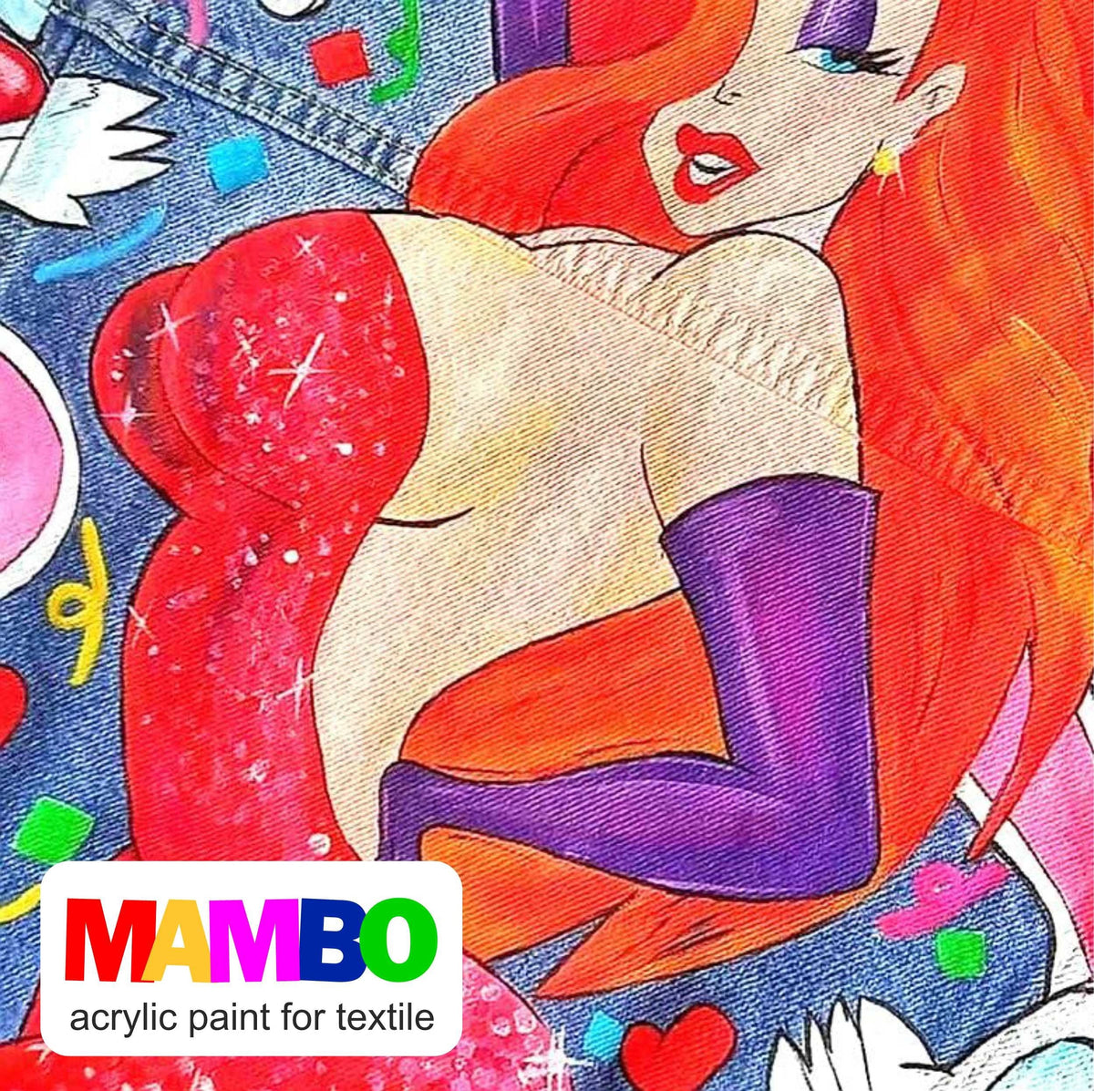 MAMBO akrilfesték textilhez és bőrhöz 50ml