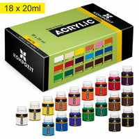 Kompozit STANDART akrilfesték készlet 18 x 20 ml