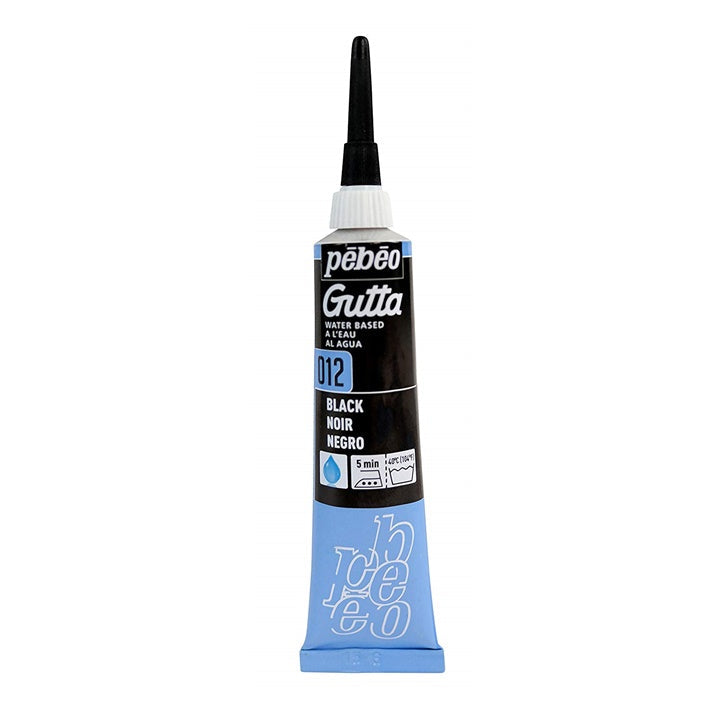 Selyem kontúrozó Pebeo Gutta 20 ml – Black