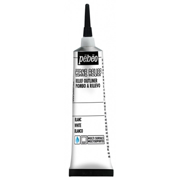 Kontúrozó Pebeo Cerne Relief 20 ml – biela