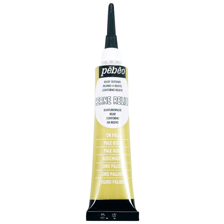 Kontúrozó Pebeo Cerne Relief 20 ml – Pale Gold