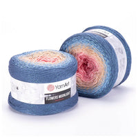 Kötött fonal YarnArt Flowers Moonlight 260 g (1)
