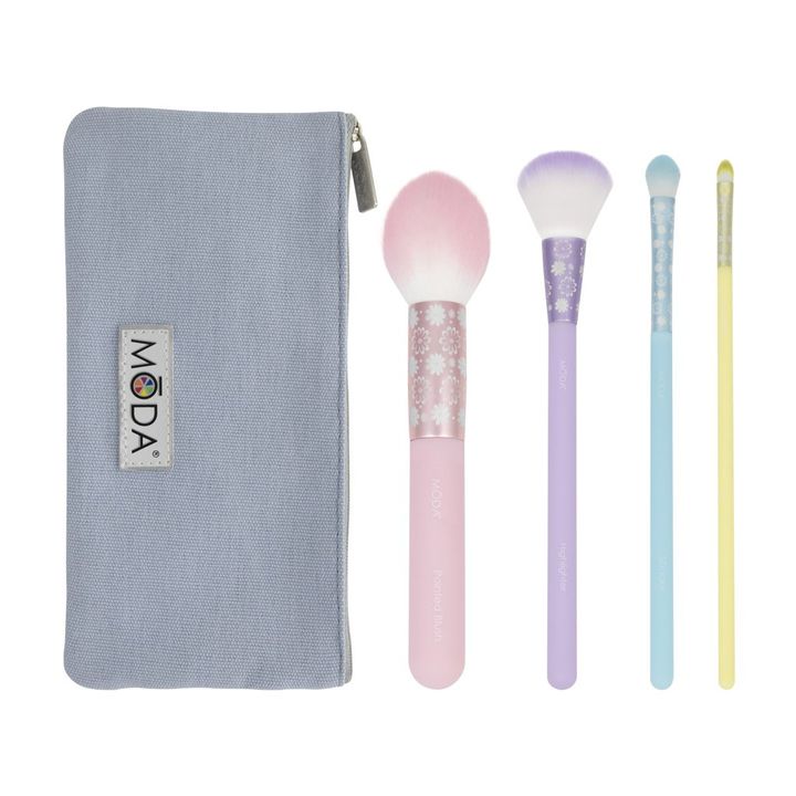 Kozmetikai ecsetek készlet Posh Pastel 5db