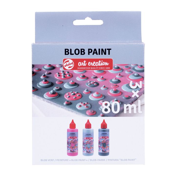Kreatív Készlet Art Creation Blob Paint Rózsaszín 3 x 80 ml (1)