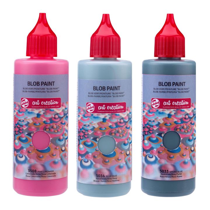 Kreatív Készlet Art Creation Blob Paint Rózsaszín 3 x 80 ml (3)