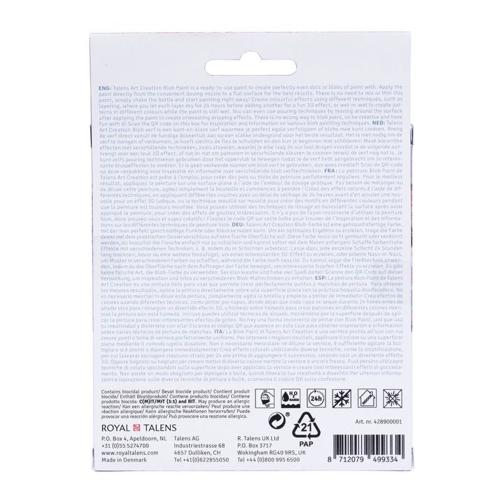 Kreatív Készlet Art Creation Blob Paint Rózsaszín 3 x 80 ml (5)