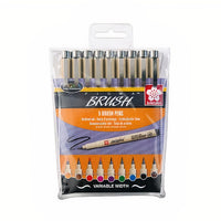 Kreatív toll készlet SAKURA Pigma Brush / 9 részes