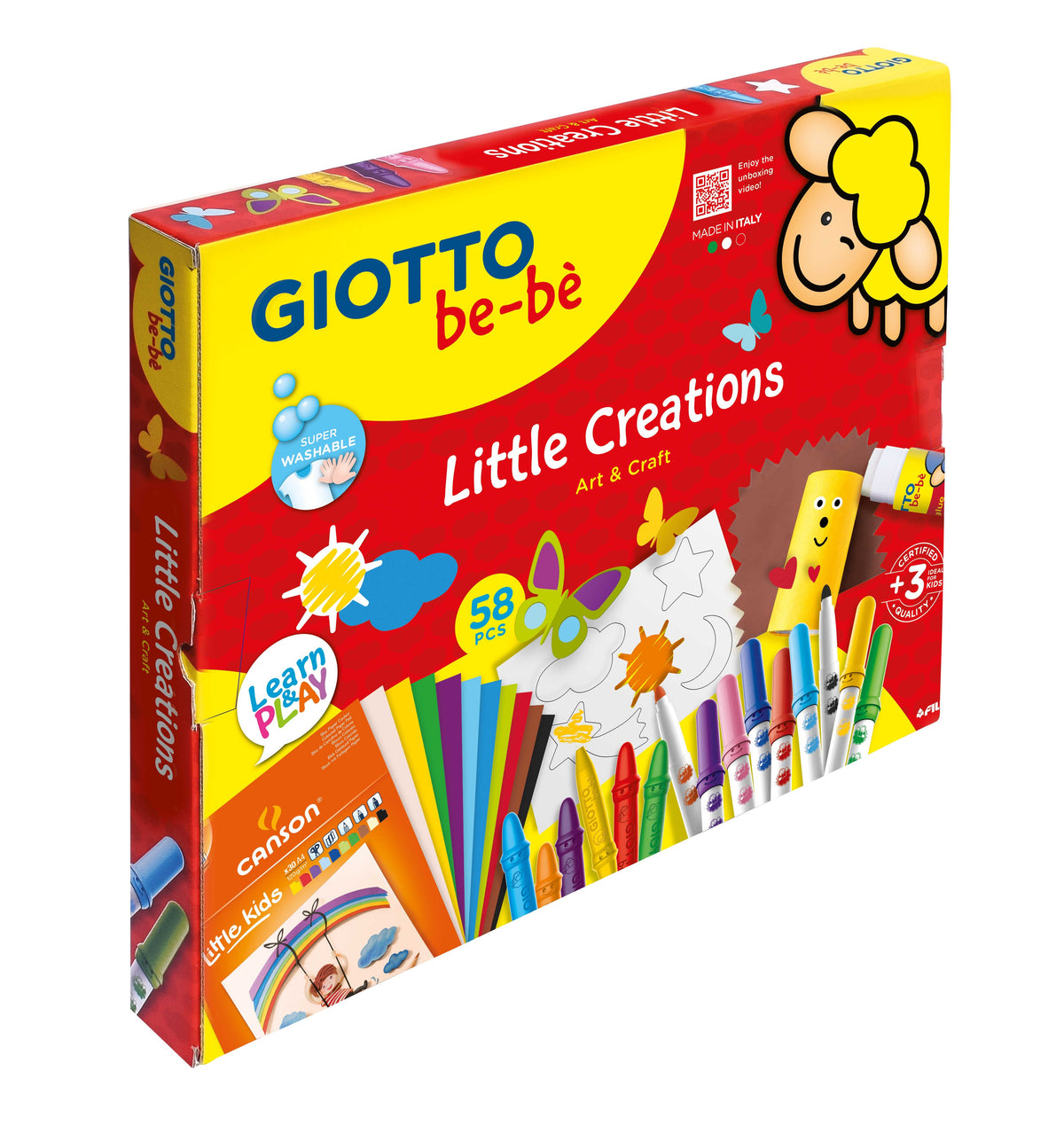 GIOTTO be-bè Little Creations kreatív alkotókészlet 58 db