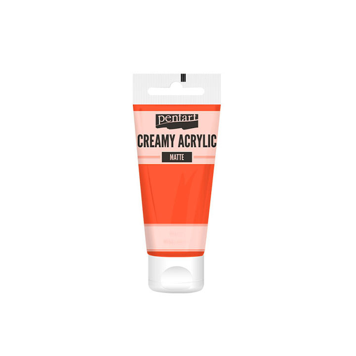 Krémes akrilfesték matt Pentart 60 ml – Orange