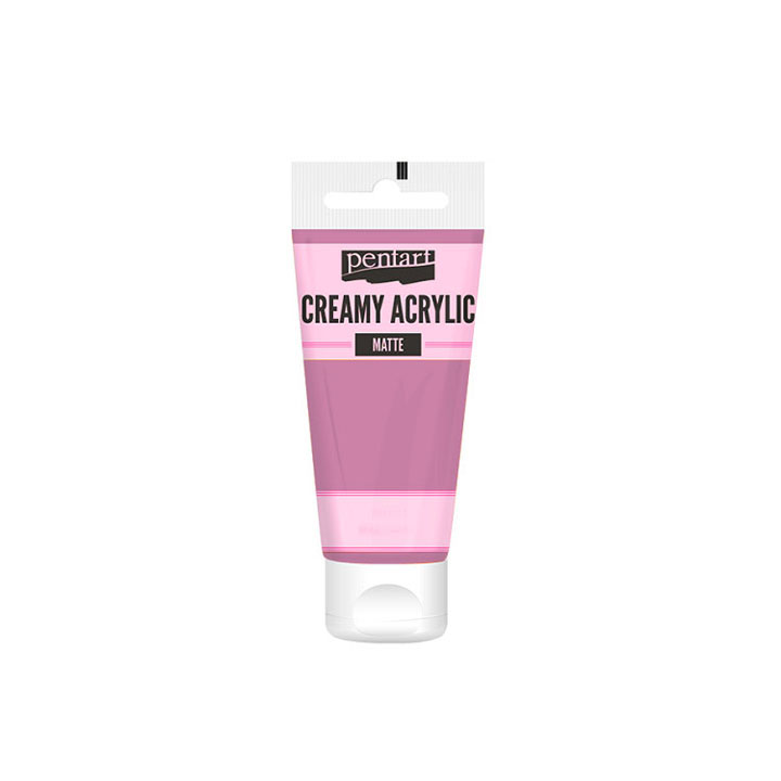 Krémes akrilfesték matt Pentart 60 ml – Rose
