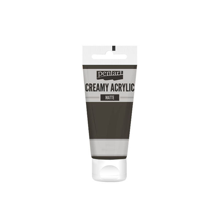 Krémes akrilfesték matt Pentart 60 ml – Gray