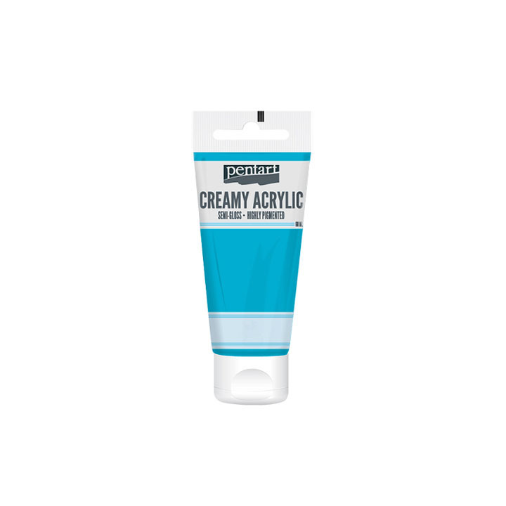 Krémes akrilfesték félfényes Pentart 60 ml – Baby blue