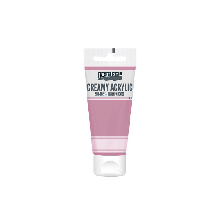 Krémes akrilfesték félfényes Pentart 60 ml – Baby pink