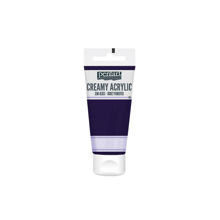 Krémes akrilfesték félfényes Pentart 60 ml – Eggplant