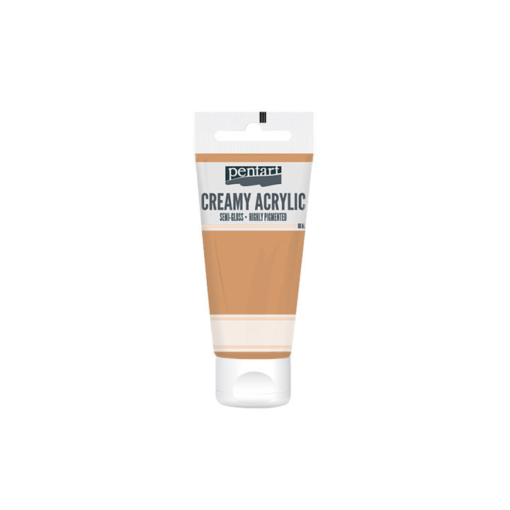 Krémes akrilfesték félfényes Pentart 60 ml – Salmon