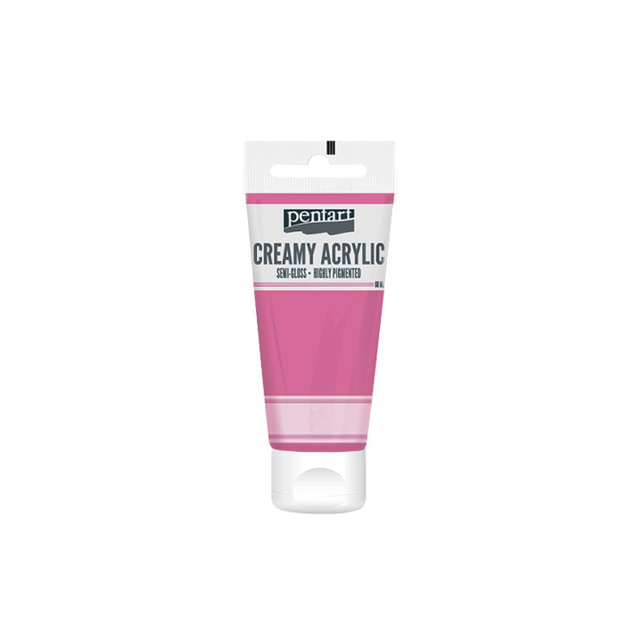 Krémes akrilfesték félfényes Pentart 60 ml – Pink