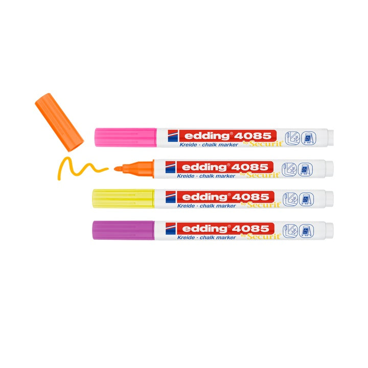 Kréta filctollak készlete EDDING 4085 neon árnyalatok (2)