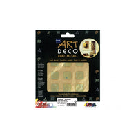 KREUL arany dekoratív fólia négyzetek 140 x 140 mm 6 db