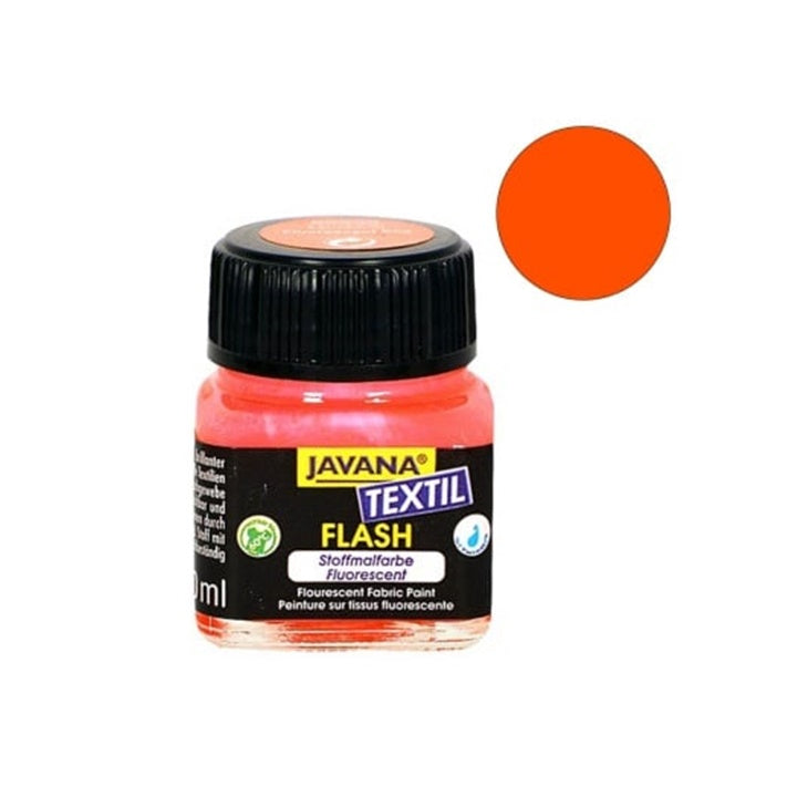 KREUL JAVANA szín világos textíliákhoz 20 ml – fluoreszkáló narancssárga