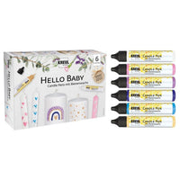 KREUL 6 x 25 ml gyertyafestő készlet Hello Baby