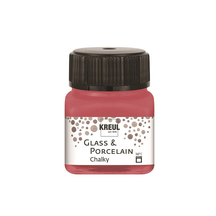 Krétafesték porcelánra és üvegre Kreul 20 ml – Cozy Red
