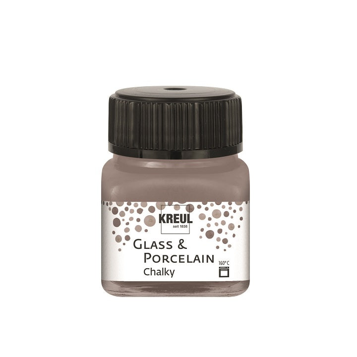 Krétafesték porcelánra és üvegre Kreul 20 ml – Mild Mocca