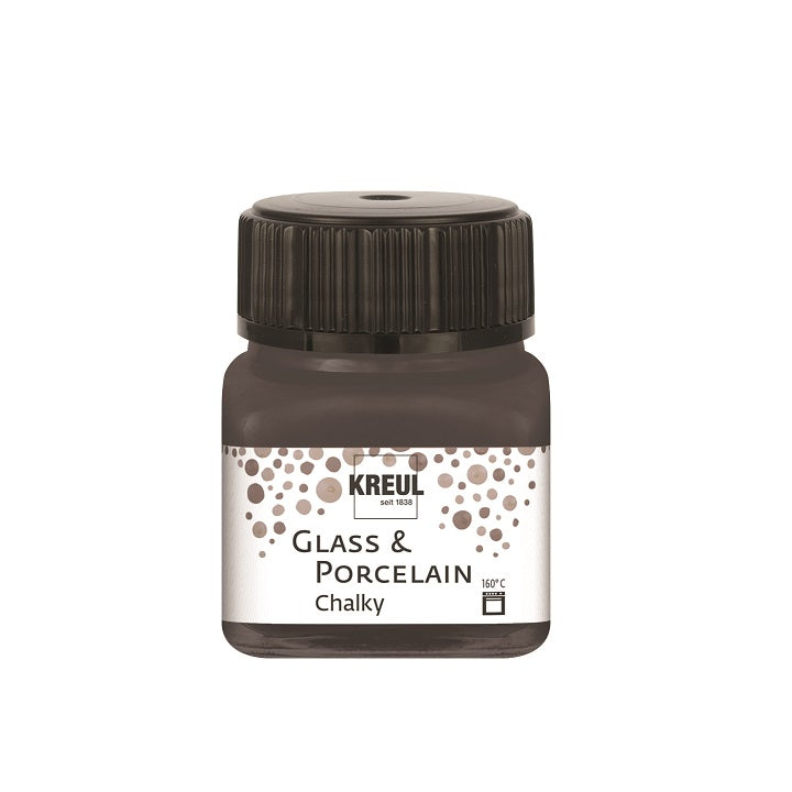 Krétafesték porcelánra és üvegre Kreul 20 ml – Volcanic Gray