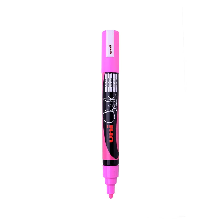 Kréta filctoll UNI POSCA PWE-5M 1.8 - 2.5 MM – fluo rózsaszín