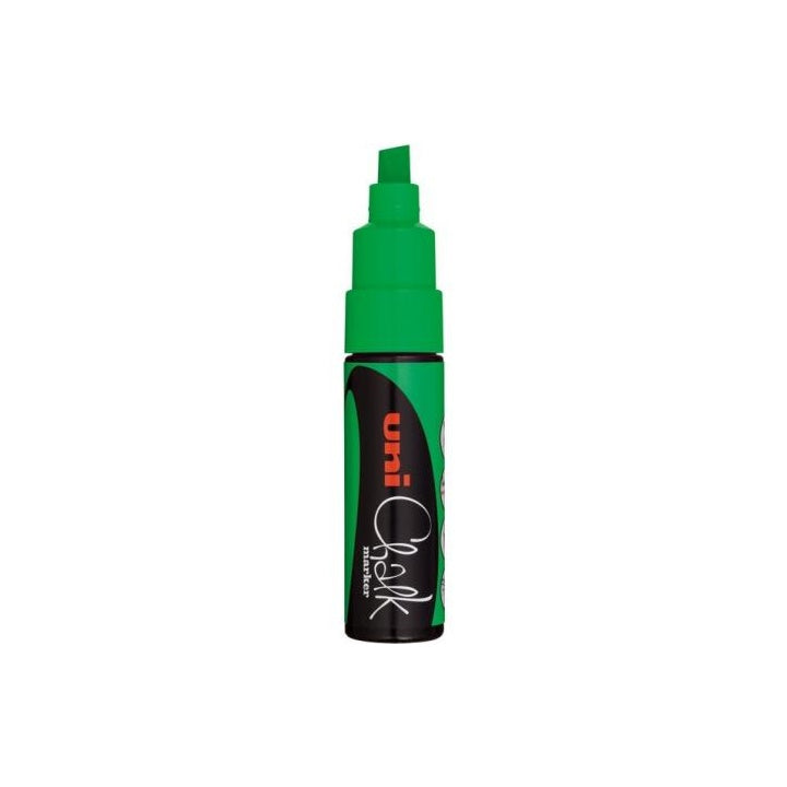 Kréta filctoll UNI POSCA PWE-8K 8 MM – fluo zöld