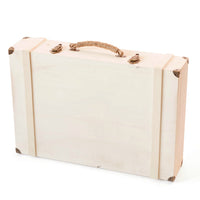 Bőrönd vasalattal 63 x 43 x 14 cm