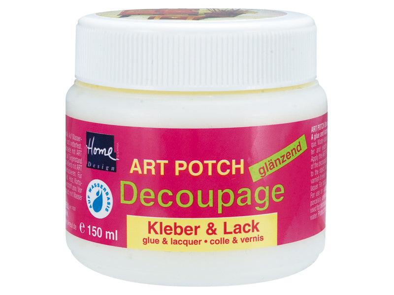 Lakk és ragasztó decoupagehoz 150 / 250 ml ART POTCH Decoupage - fényes