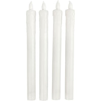 LED magas gyertyák 24.5 cm - 4 db-os készlet