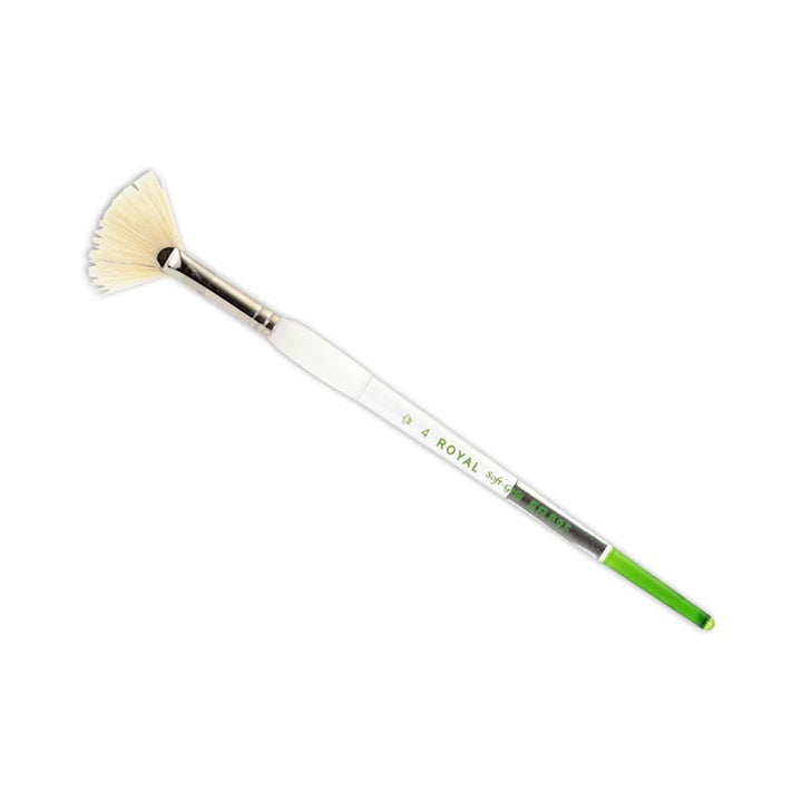 Legyező ecset Royal & Langnickel Soft-Grip - nr. 4