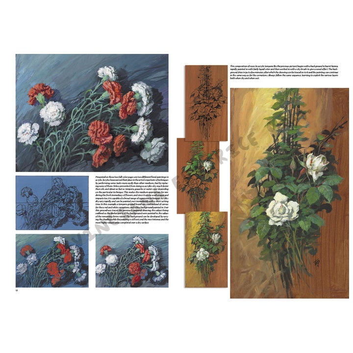 Leonardo Collection 21 Virágok Rajzkönyv (2)