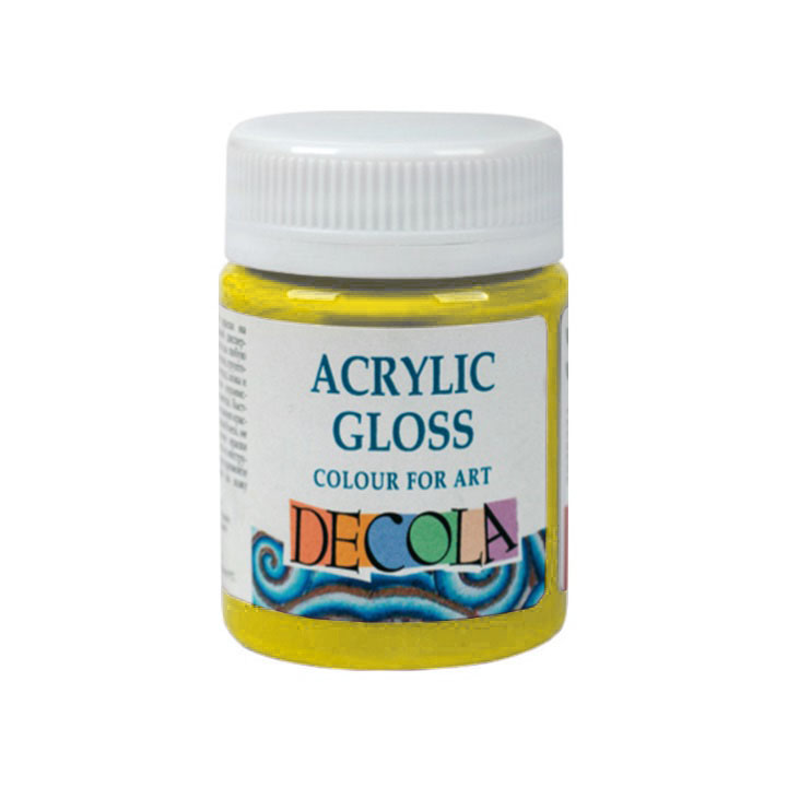 Fényes akrilfesték Decola 56 ml – Lemon