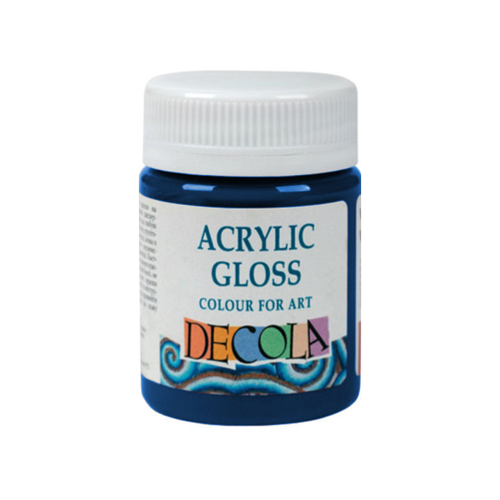 Fényes akrilfesték Decola 56 ml – Blue Deep