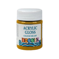 Fényes akrilfesték Decola 56 ml – Yellow Medium