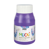 Fényes gyermek ujjfestékek MUCKI 500 ml – varázslatos lila
