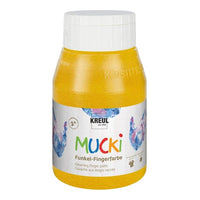Fényes gyermek ujjfestékek MUCKI 500 ml – arany kincs