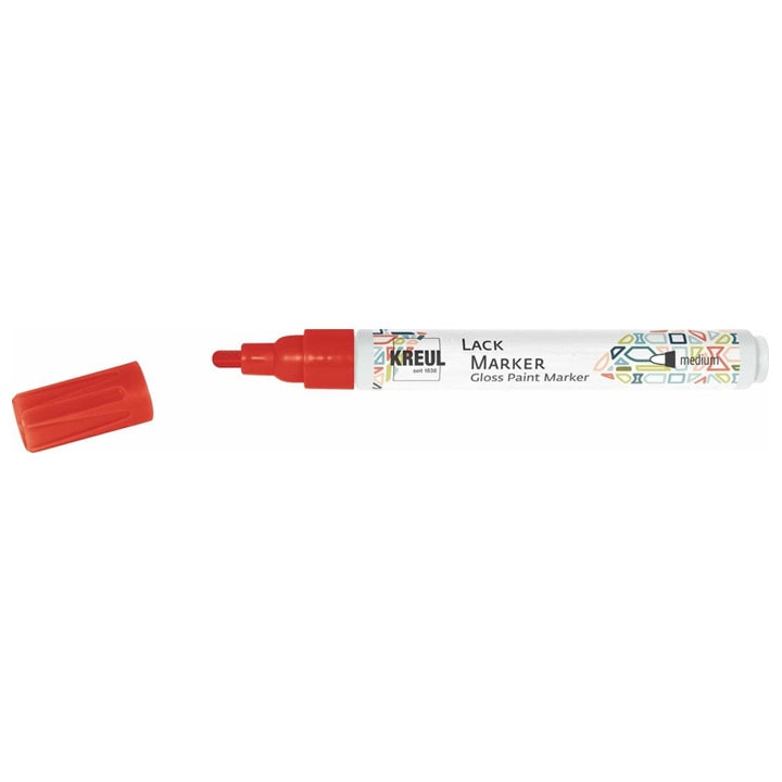 KREUL fényes lakkfilc medium – piros