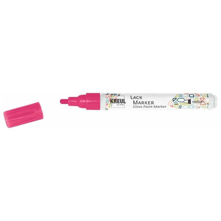 KREUL fényes lakkfilc medium – neon rózsaszín