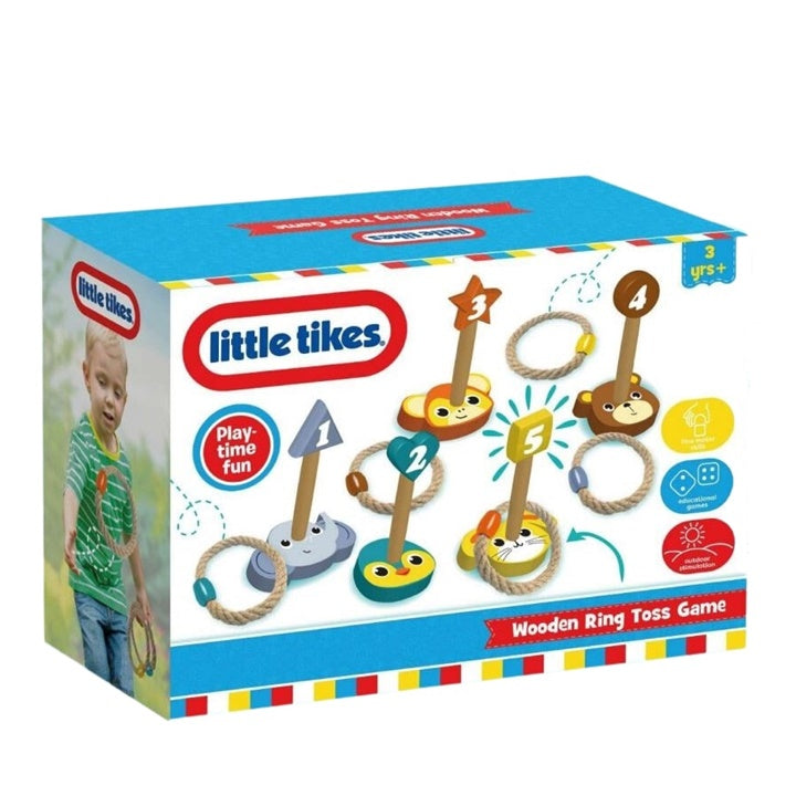 LITTLE TIKES fából készült gyűrűdobálós játék (1)