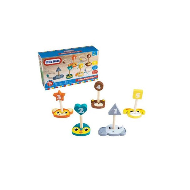 LITTLE TIKES fából készült gyűrűdobálós játék (2)