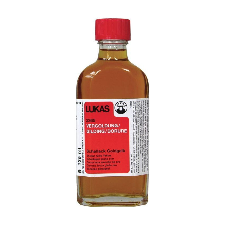 LUKAS Shellac Solution arany-sárga sellak lakk 125 ml