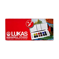 LUKAS Studio akvarell festék készlet műanyag dobozban - 13 részes